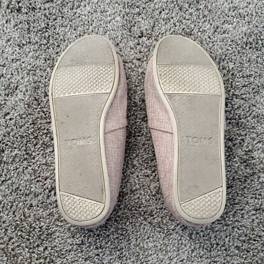 Toms - Beige with shiny thread - Size 8 - Picture 5 of 6